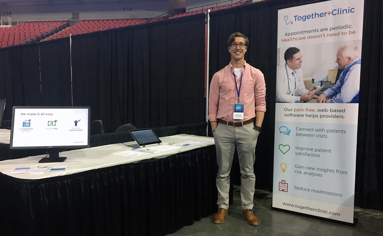 Together Clinic I/O Innovation Summit Booth